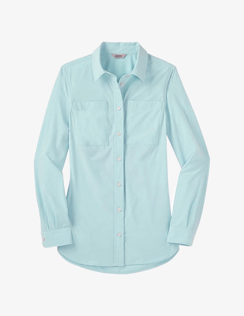 Damen-Bluse mit Kunstpelz-Besatz